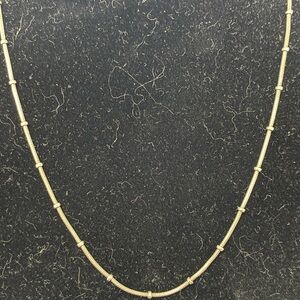 925 Sterling beaded necklace made in Italy